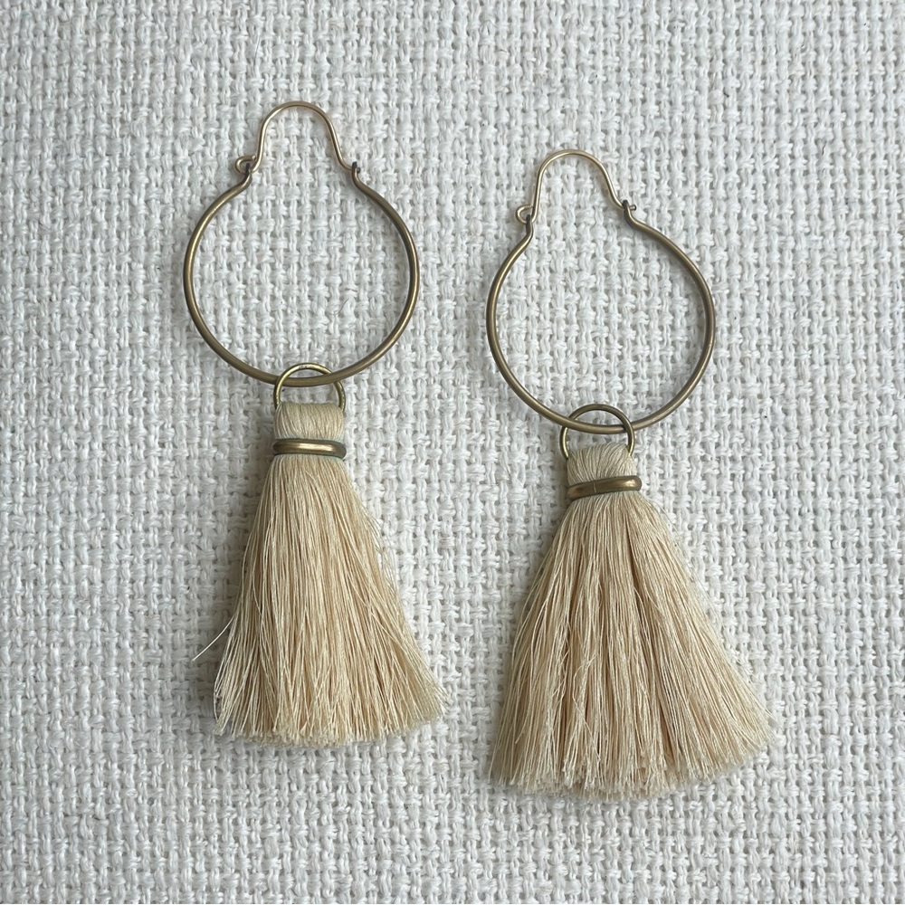Anthro Pendant Earrings